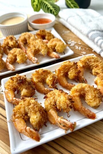 Air Fryer Coconut Shrimp featured