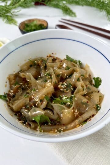 Ginger Scallion Oil Rice Paper Noodles