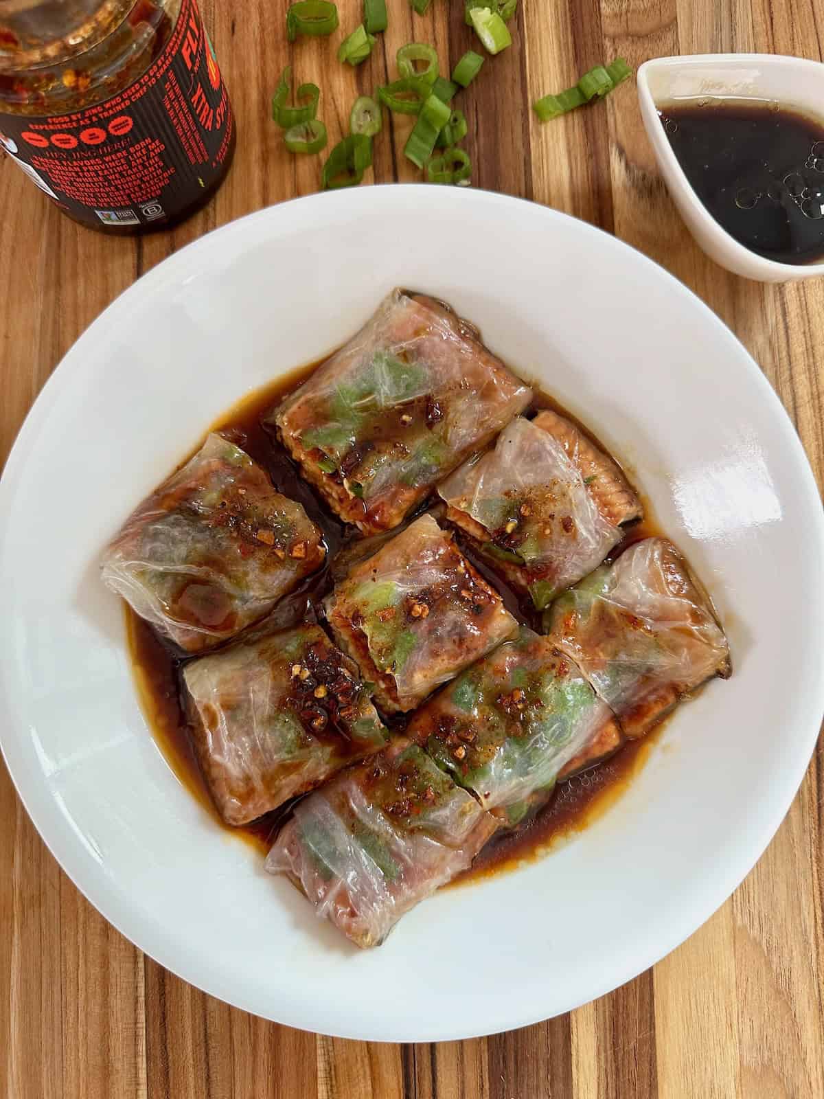 Unagi Rice Paper Noodle Rolls Main