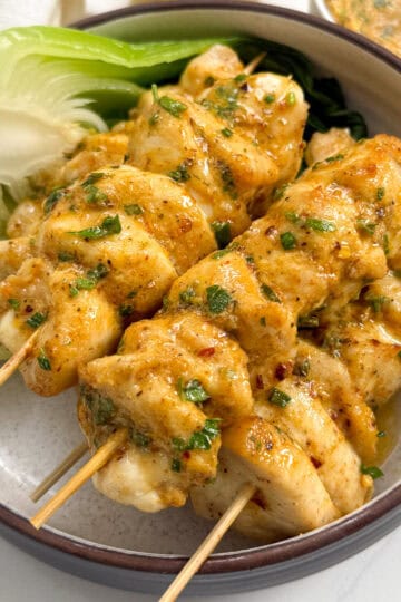 Cowboy Butter Chicken Skewers Featured