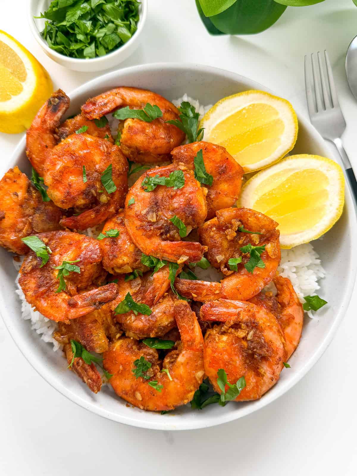 Hawaiian Garlic Shrimp Main