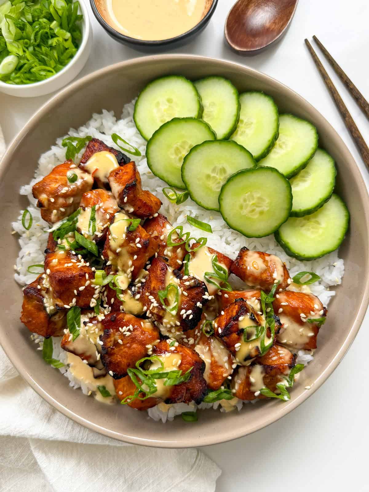 Bang Bang Salmon Bites Main