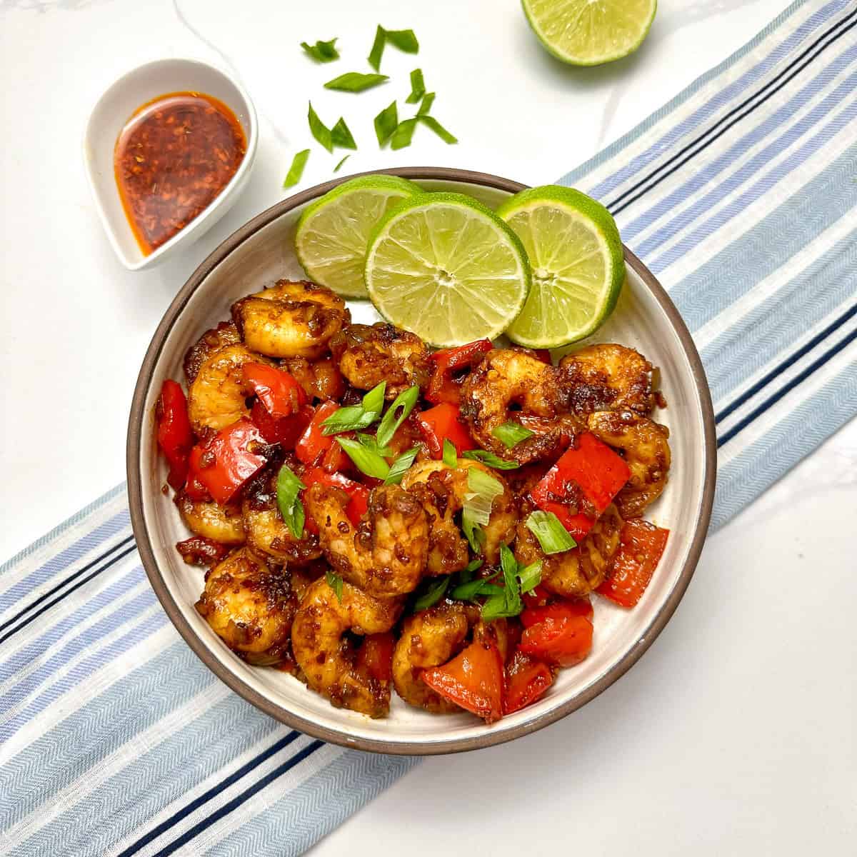 Chili Crisp Shrimp (in the Air Fryer) Featured