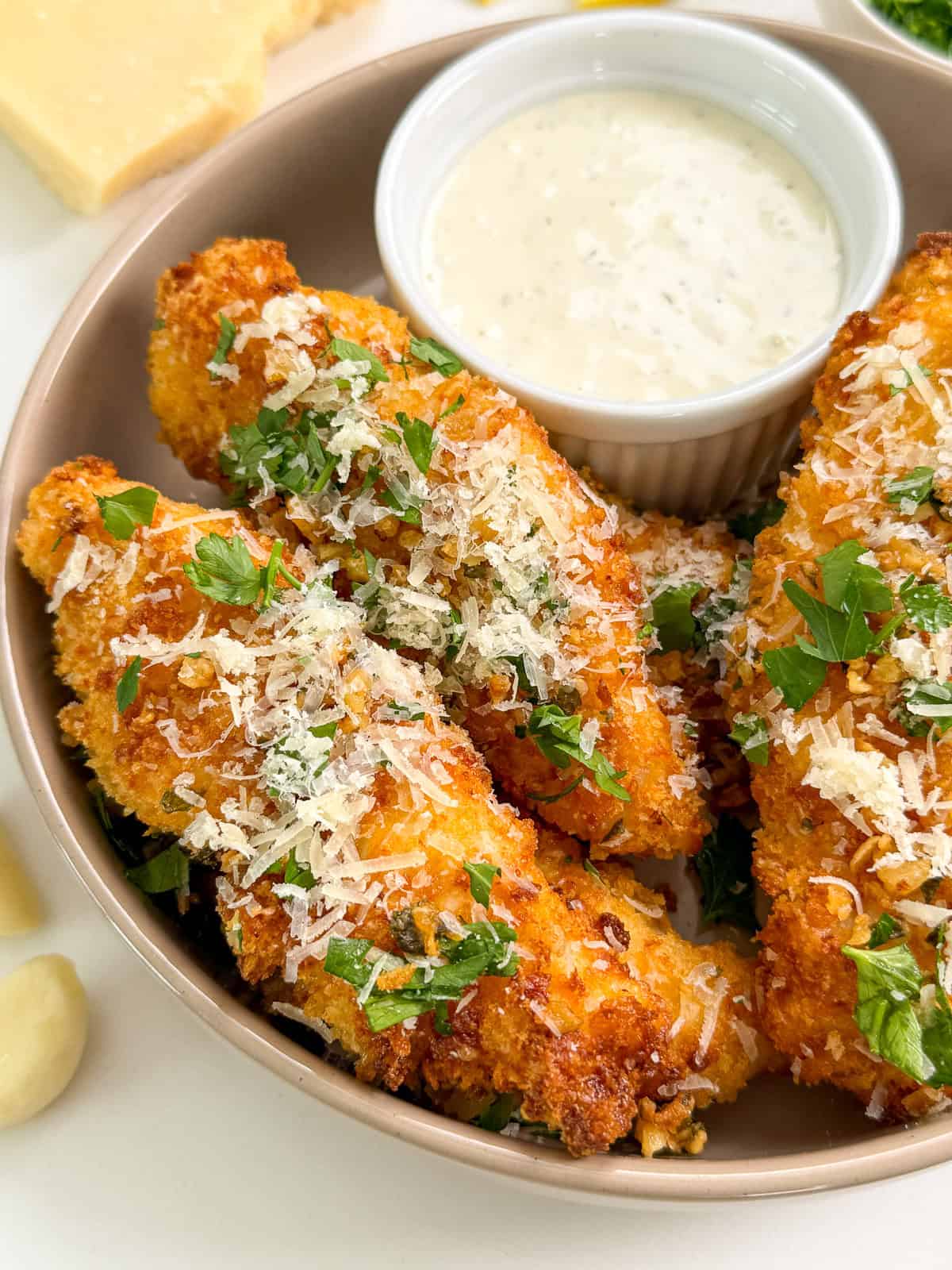 Garlic Parmesan Chicken Tenders Main