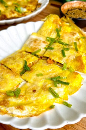 Rice Paper Omelette Featured