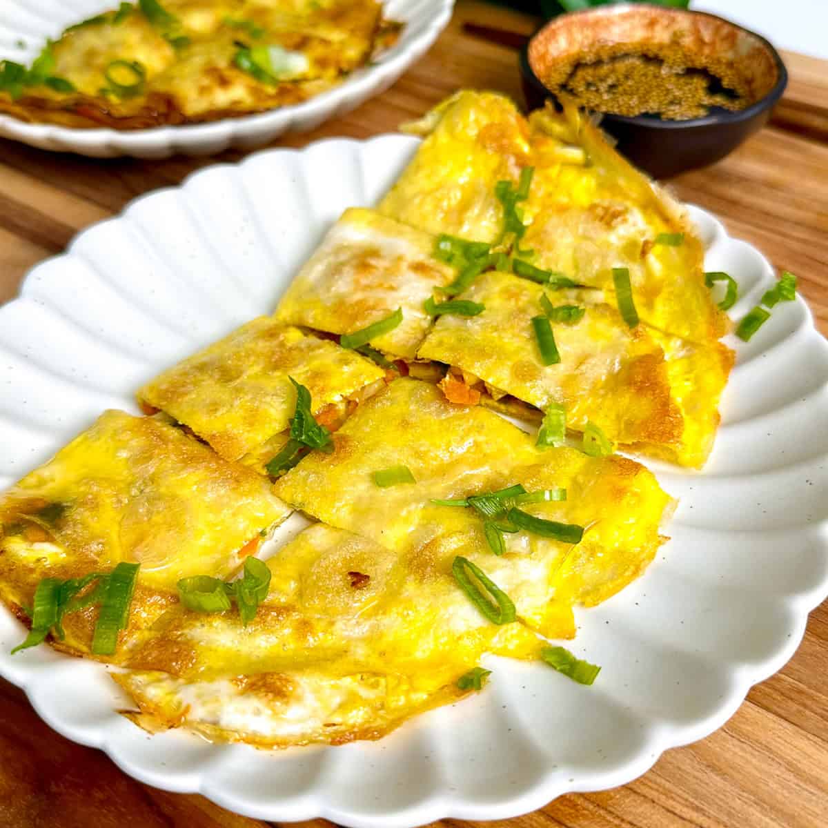 Rice Paper Omelette Featured
