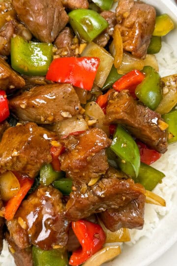 Black Pepper Beef Featured