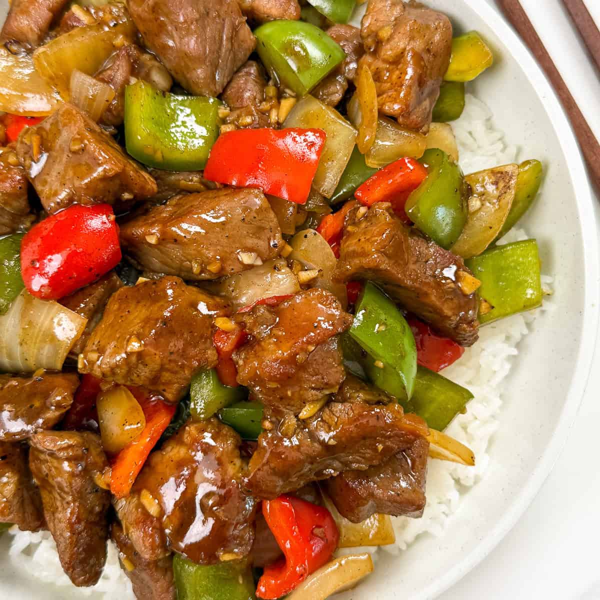 Black Pepper Beef Featured