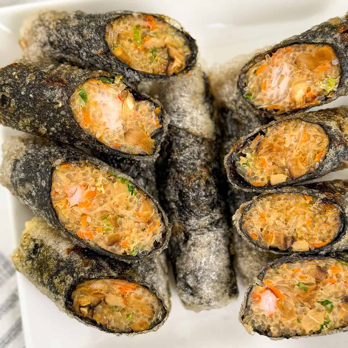 Crispy Rice Paper Seaweed Rolls featured view