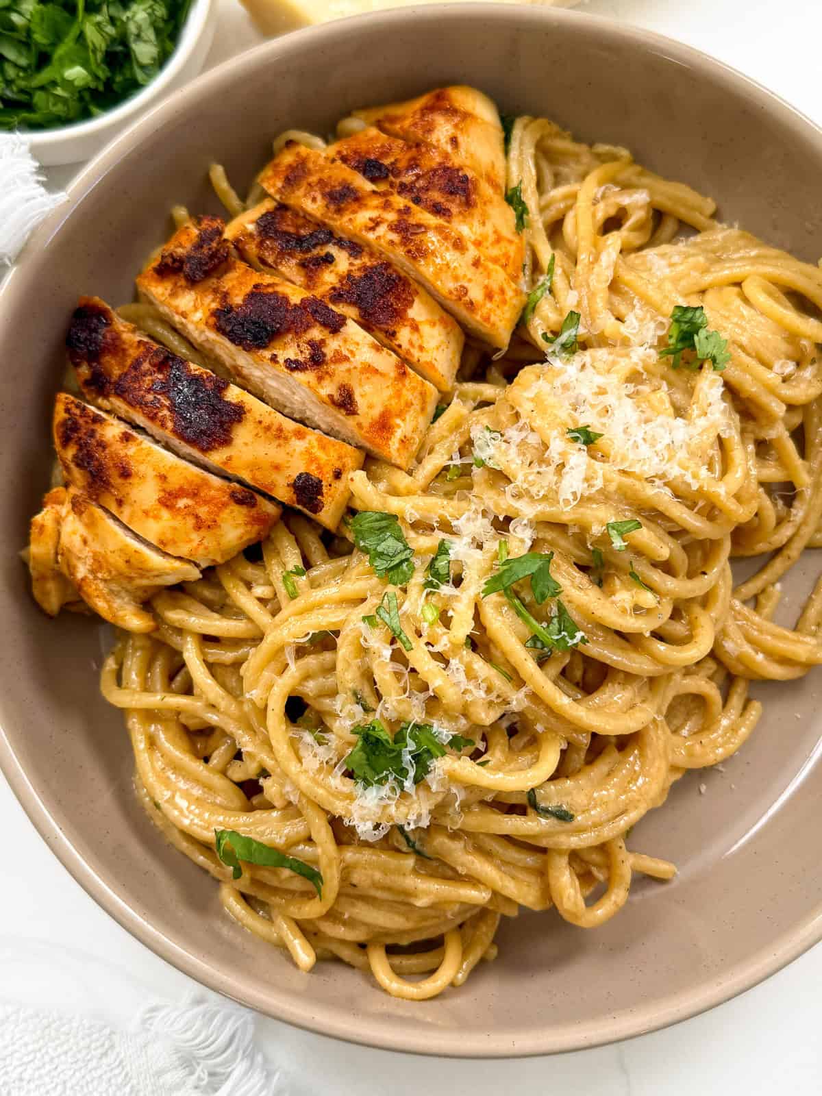 Garlic Parmesan Chicken Pasta main view