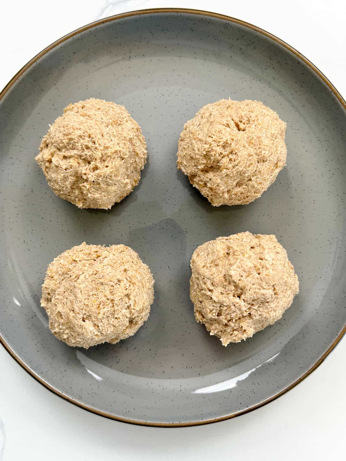 High Protein Bagel with Greek Yogurt Shape Into Balls