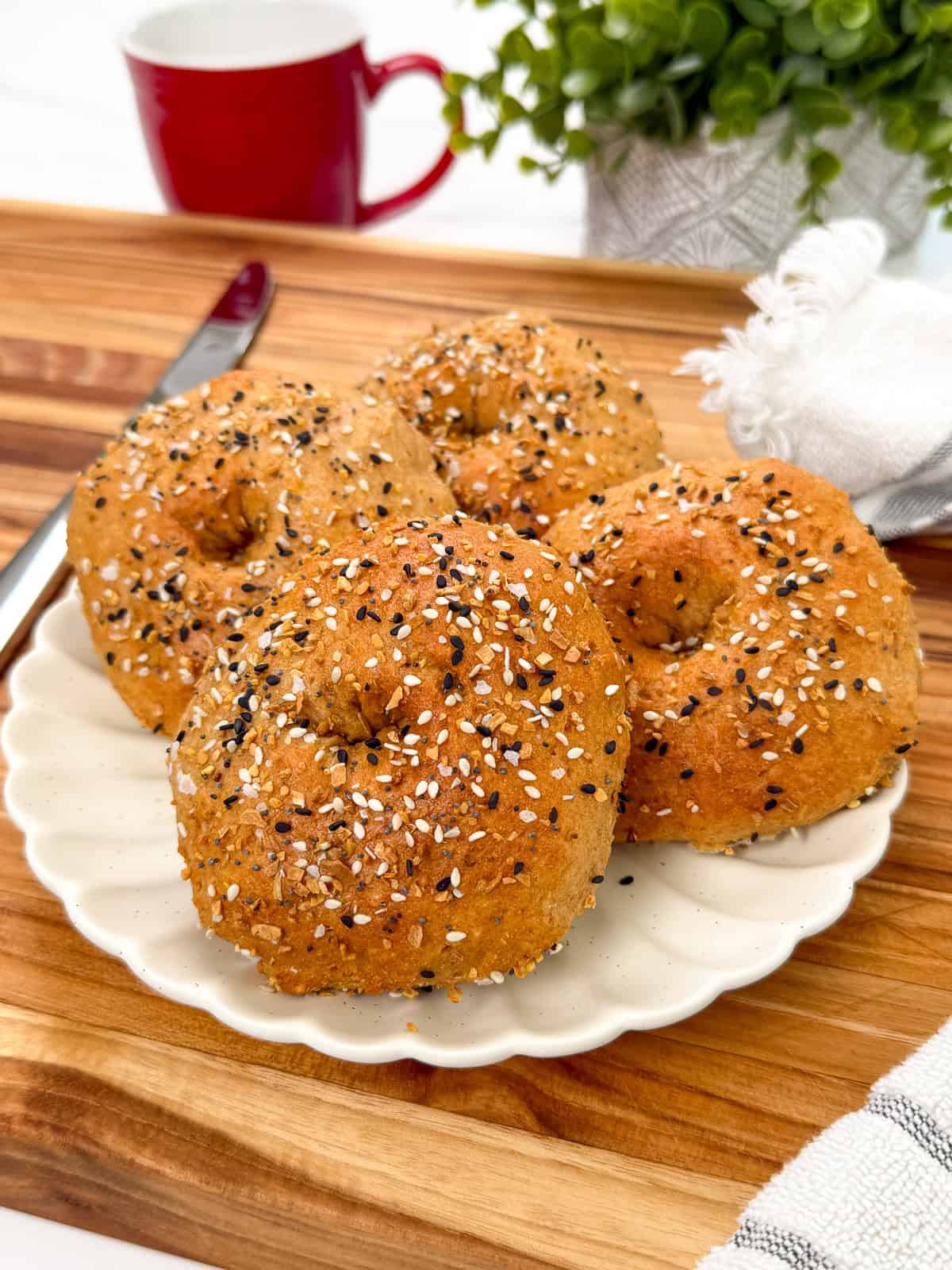 High Protein Bagel with Greek Yogurt Main