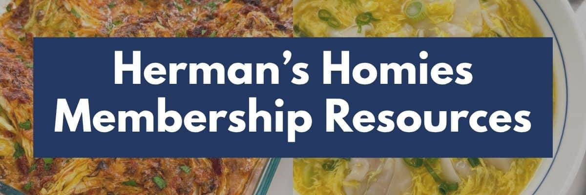 Herman's Homies Membership Resources banner